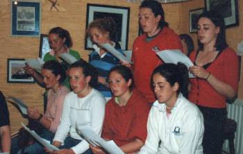 Young singers on Cape Clear Island