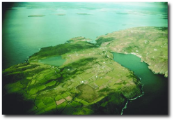 Cape Clear Island from  the air