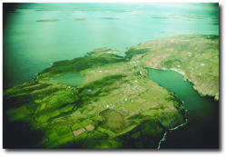 Cape Clear Island from the air